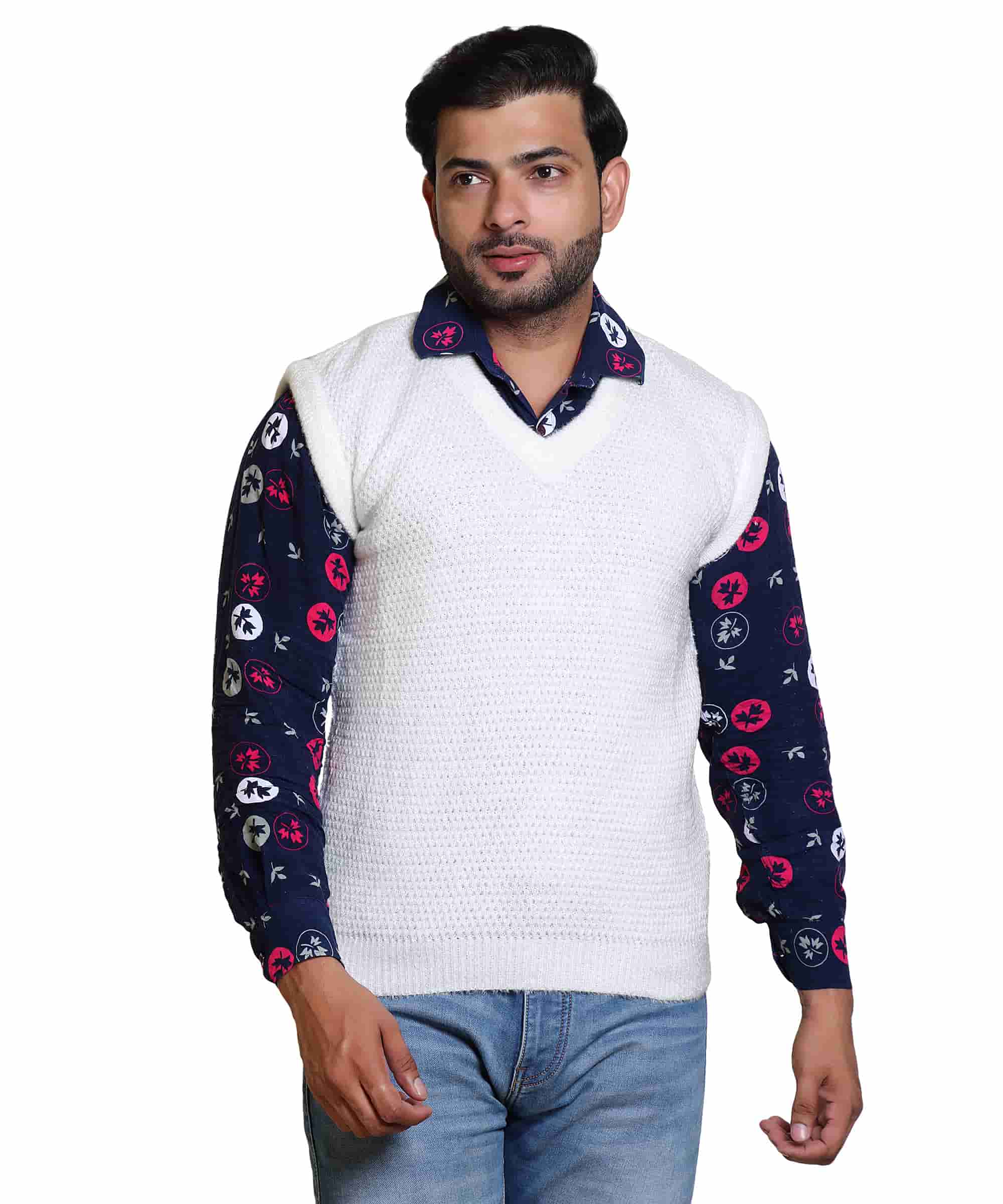 Half Sleeves Sweater for Gents